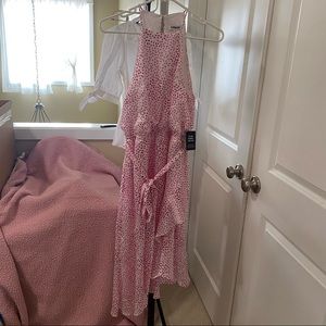 NWT Pink and white spotted dress 💗